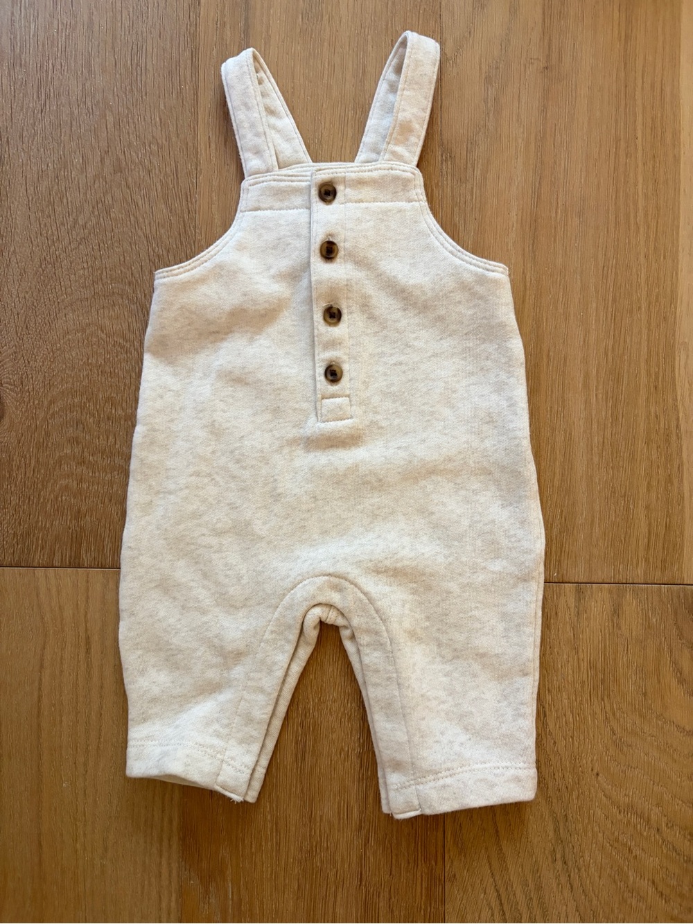 Neutral Cream Baby Overalls - old navy  0-3